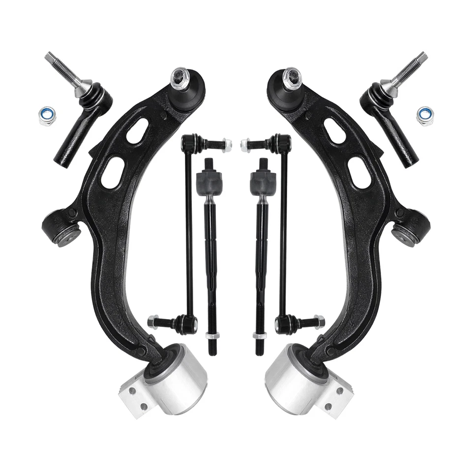 Комплект передних нижних рычагов управления 8 шт для 2013-2016 Ford Taurus 12-15 Flex MKS MKT - Изображение 1 из 4
