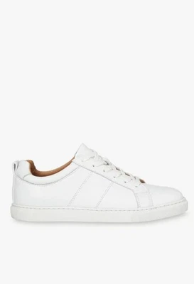 Whistles Koki Lace Up Leather Trainers White 5 - Image 1 of 4