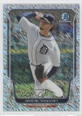 2014 Bowman Chrome Shimmer Refractor /15 Anibal Sanchez #77 - Image 1 of 2