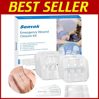 Zip Sutures Butterfly Bandaids – 4-Pack Assorted Sizes for Quick Wound Closure - Image 1 of 4