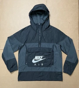 Nike Air Men’s Small Unlined Anorak Black DD6406-355 Hooded Jacket - Picture 1 of 9