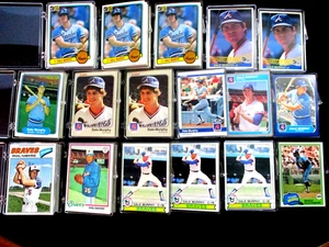 ATLANTA BRAVES  TEAM SET COLLECTION...17 TEAM SETS FROM  70'S - 80'S !  MURPHY - Picture 1 of 5