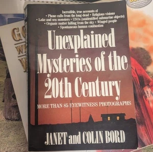 Unexplained Mysteries Of The 20th Century Book by Janet Bord Vintage 90's - Foto 1 di 7
