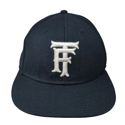 TF Fitted Baseball Cap Blue 7 3/8 Lightweight Embroidered The Game Pro - Image 1 of 4
