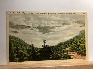 Newfound Gap Highway, Great Smoky Mountains National Park: - Vintage Postcard - Picture 1 of 3