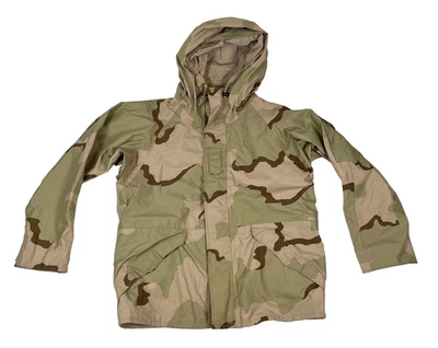ECWCS Cold Weather Jacket Mens Large Regular Hooded Desert Camo Parka - Image 1 of 3