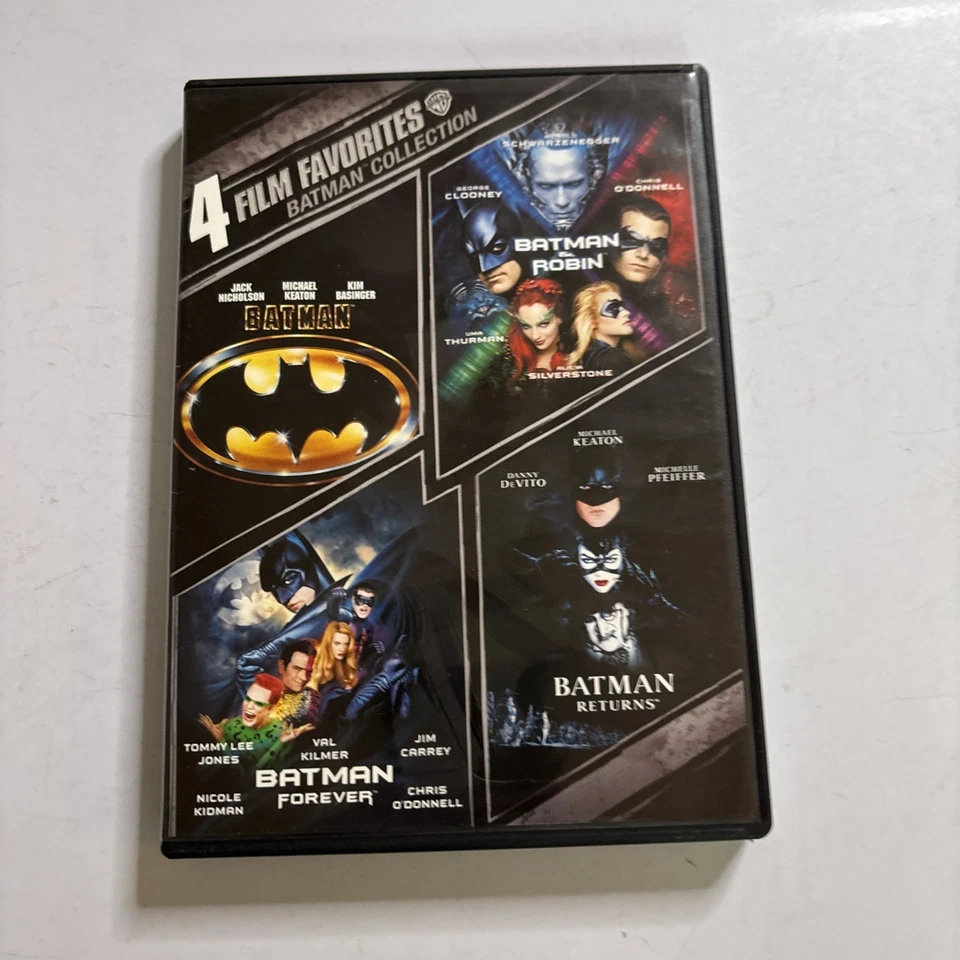 Batman: Batman, Batman & Robin, Batman Returns, Batman Forever DVD Region 1 - Image 1 of 4