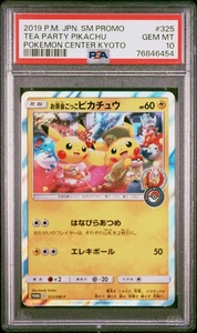 Pokemon 2019 promoción japonesa #325 Tea Party Pikachu Pokemon Center Kyoto PSA 10 - Imagen 1 de 2