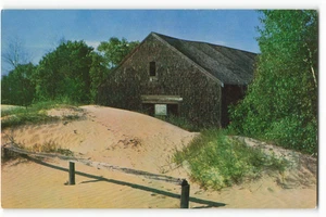 Original alte Farm Scheune in Freeport, Maine Vintage Postkarte SK3. - Bild 1 von 2