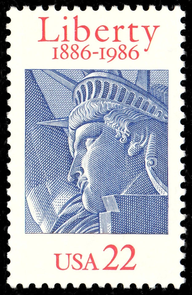 Scott 2224 - The 1986 22¢ Statue of Liberty Issue - Mint, Never Hinged - Image 1 of 1