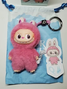 100% AUTHENTIC! Mini Labubu "Q" FUSCIA LETTER Pin For Love PENDANT! POP MART!🔥5 - Picture 1 of 7