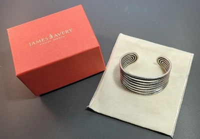 James Avery Sterling Silver 8 Hammered Wires Cuff Bracelet Retired - Image 1 of 4