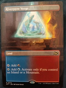 Pack Fresh - Riverpyre Verge (Borderless) Aetherdrift Reg - Magic the Gathering - Picture 1 of 2