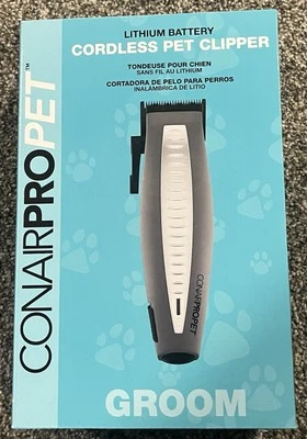 Conair PRO Batería de Litio Cable para Mascotas/Cortadora Inalámbrica para Mascotas (PGF100) - NUEVO EN CAJA Foto 1 de 3