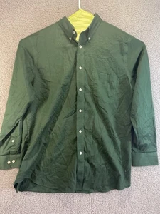 Croft&Barrow Hemd Herren 17,5 34/35 schwarz bügelfrei Classic Fit Button Down Kleid - Bild 1 von 6