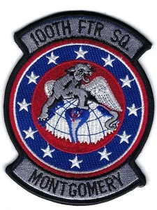 PATCH USAF 100TH  FIGHTER SQ FS ALABAMA  AIR NATIONAL  GUARD FS2-17 - Picture 1 of 1