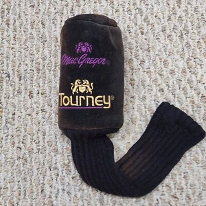 Vintage Rare MacGregor Golf Tourney Brown Suede Driver Wood 5 Headcover - Picture 1 of 3