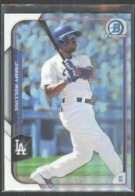 2015 Bowman Chrome Refractors Jimmy Rollins /499 #34 - Image 1 of 2