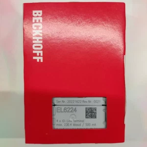 1pcs Beckhoff EL6224 PLC Module EL 6224 New In Box Expedited Shipping - Bild 1 von 1