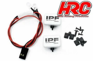 Illuminazione LED Fari "IPF Cover" RC-Car Rallye Monster Truck Crawler - Foto 1 di 2
