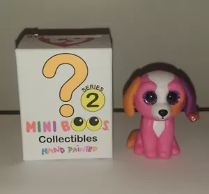 TY Mini Beanie Boos PRECIOUS Hund (Serie 2) handbemalte Vinyl Figur 2" NEU - Bild 1 von 6