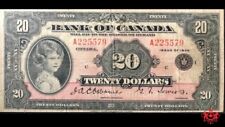1935 Bank Of Canada $20 English A225579 - VF -