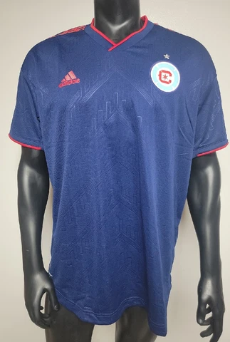 Chicago Fire Adidas 22/23 Home Authentic Licensed Jersey Men Size Large #HY7308 Cover