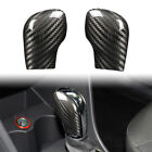 Gear Shift Knob Cover  Fit Volkswagen Golf GTI MK7 CC POLO Carbon Fiber Black po