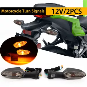 Pair Rear Turn Signal Light Tail Lamps For Kawasaki Ninja 300 1000 2011 12-2016 - Bild 1 von 11