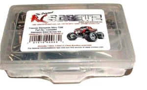 TRAXXAS STAMPEDE NITRO TSM ED RC SCREWZ STAINLESS STEEL SCREW SET TRA068 - Picture 1 of 1