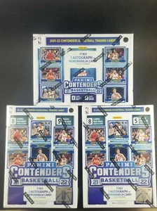 2021-2022 Panini Contenders NBA Basketball Blaster Box LOT OF 3 Boxes - Picture 1 of 1