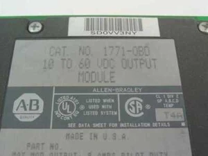 Allen-Bradley 1771-0BD 10-60VDC Output Module Wiring Terminal - Picture 1 of 4