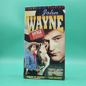 John Wayne - Matinee Double Feature Matinee VHS Movie Tape BRAND NEW SEALED - Picture 1 of 3