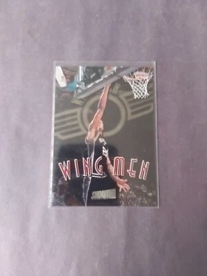 98-99 Topps Stadium Club Tim Duncan Wingmen Insert #w2 Spurs - Image 1 of 2