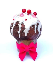 Panettone Finto Mini Panettone Decorativo Centrotavola Natale Decorazioni Natale - Foto 1 di 4