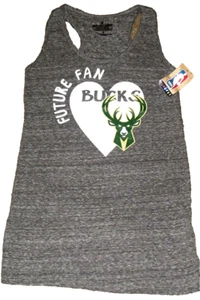 Camiseta sin mangas Milwaukee Bucks para mujer Maternity Future Fan talla Pequeño Nuevo NBA - Imagen 1 de 3