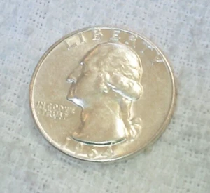 Washington Quarter: 1964 90% Silver (2540-200) - Picture 1 of 4