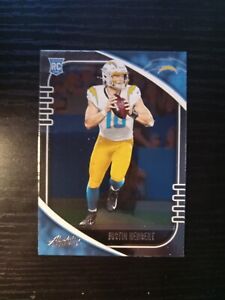 2020 Panini Absolute Football Justin Herbert Rookie #167 Chargers RC Free Ship!!