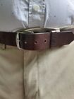 Water Buffalo belt, antique chocolate belt, distressed dress belt, handmade