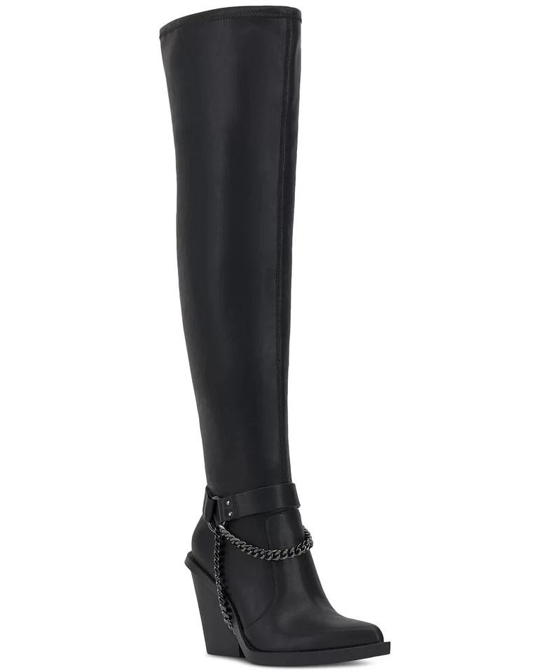 Botas femininas Jessica Simpson longas acima do joelho | Preto | 6 M - Imagem 1 de 4