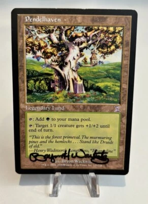 MTG Magic Signed Pendelhaven Land Time Spiral Timeshifted Artist Bryon Wackwitz - Image 1 of 2