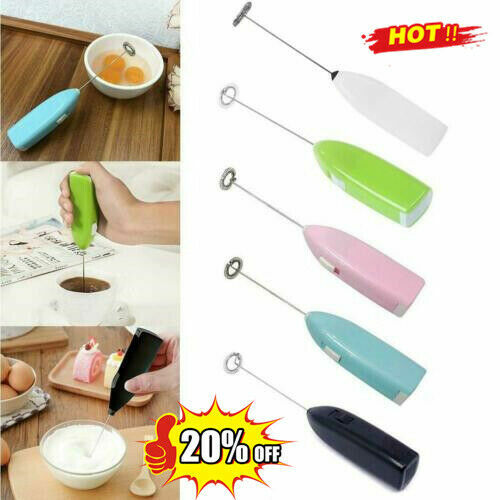 Frother Electric Milk Mixer Drinks Foamer Coffee Eggs Whisk Stirrer 2022 X7Y5 Photo Related