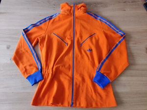 Adidas Olympic Tracksuit RARE Orange 1970s with detachable hoodie - Picture 1 of 4