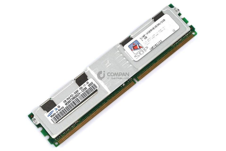 M395T2863QZ4-CE66 SAMSUNG MEMORY 1GB 1RX8 PC2 5300F DDR2 - Image 1 of 4