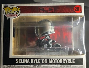 Funko Pop Rides The Batman: Selina Kyle on Motorcycle Vinyl Figure #281. NEW - Picture 1 of 7