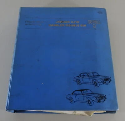 Manuale Officina Jaguar XJ 12 + Daimler Doppio Six Serie 2 gli Anni Stand 1974 - Immagine 1 di 4