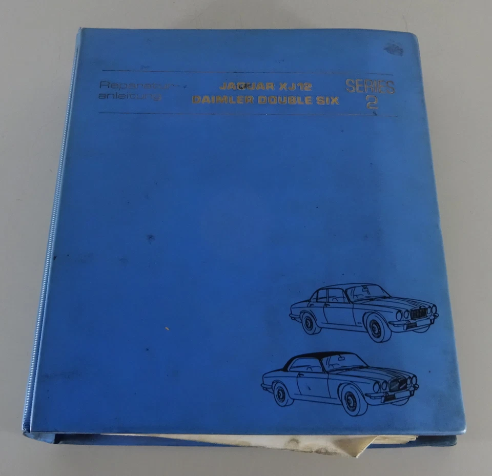 Manuale Officina Jaguar XJ 12 + Daimler Doppio Six Serie 2 gli Anni Stand 1974 - Immagine 1 di 4