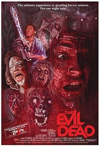 EVIL DEAD (1981) Movie POSTER Rare Horror Gore  - Picture 1 of 1