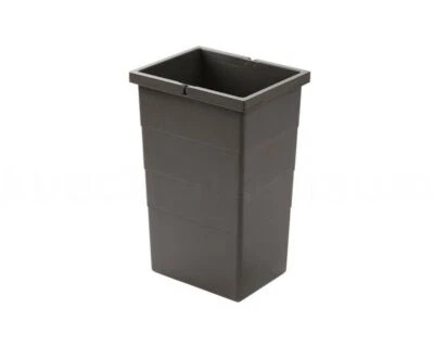 Hailo Inneneimer Kunststoff slategrey 13 L Abfallsammler Mülleimer Doppelhenkel - Bild 1 von 4