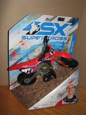 SX Supercross 1:10 Scale Red Honda #14 COLE SEELY 1st Edition - Image 1 of 4